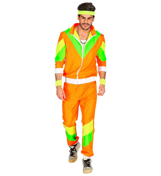 Widmann SRL Trainingspak oranje jaren 80