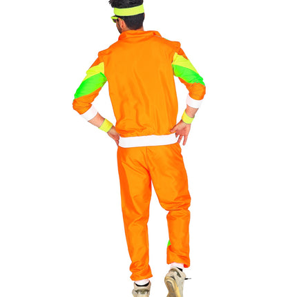 Widmann SRL Trainingspak oranje jaren 80