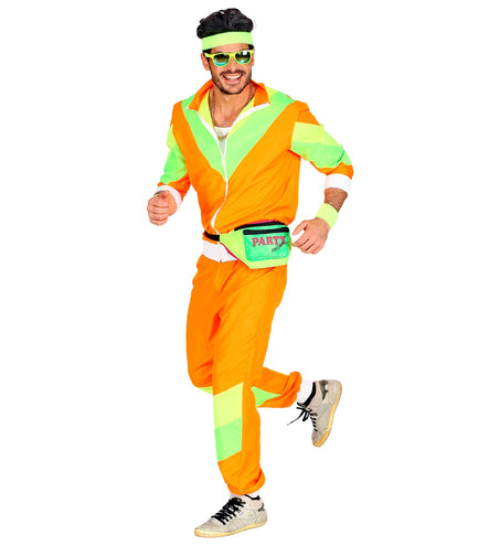 Widmann SRL Trainingspak oranje jaren 80