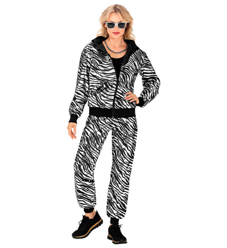 Widmann SRL Trainingspak party zebra Martin zilver