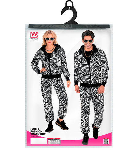 Widmann SRL Trainingspak party zebra Martin zilver