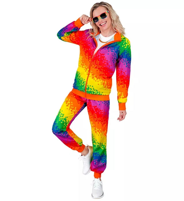 Widmann SRL Trainingspak regenboog pixels