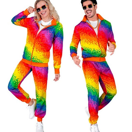 Widmann SRL Trainingspak regenboog pixels