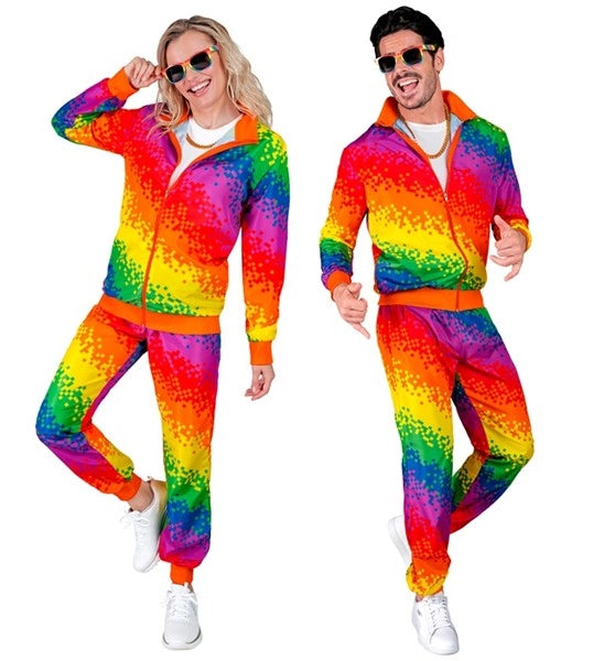 Widmann SRL Trainingspak regenboog pixels