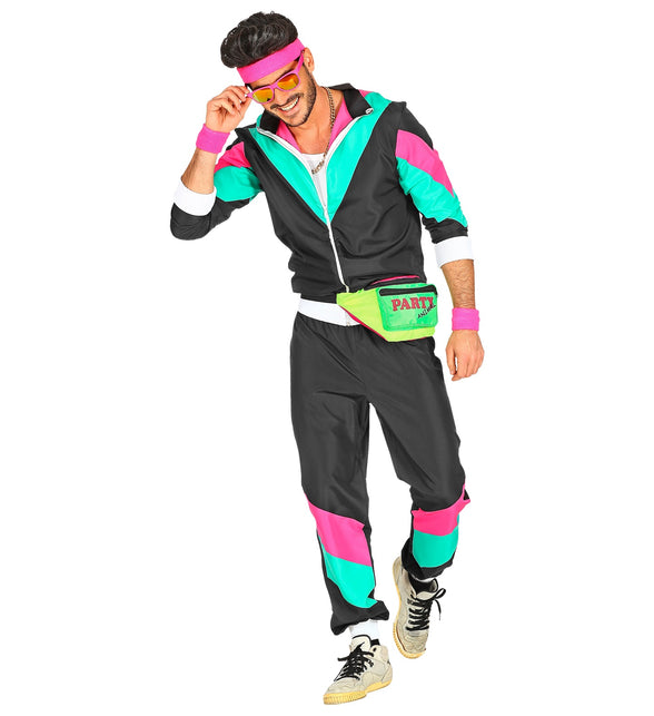 Widmann SRL Trainingspak zwart jaren 80