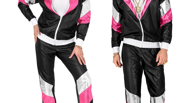 Widmann SRL Trainingspak zwart neon roze zilver