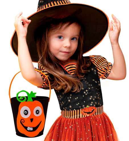 Widmann SRL Trick or Treat tasje Pompoen Ellis