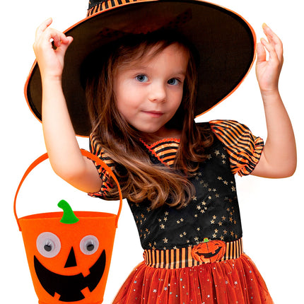 Widmann SRL Trick or Treat tasje Pompoen Nina