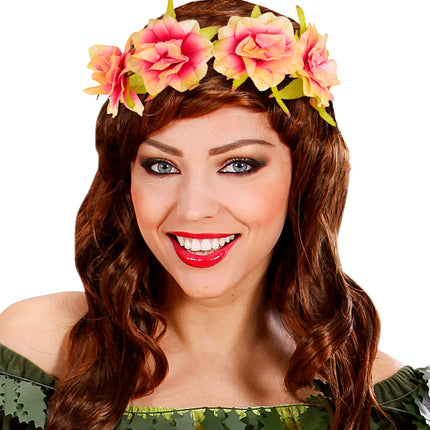 Widmann SRL Tropische bloemen hoofdband