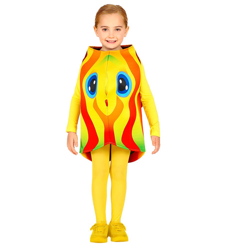 Widmann SRL Tropische gele vis kind