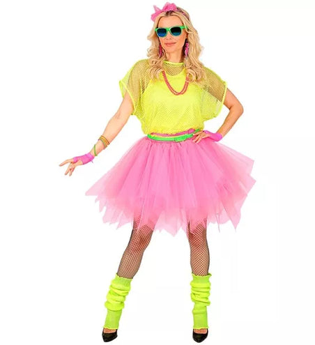 Widmann SRL Tutu neon roze Yara