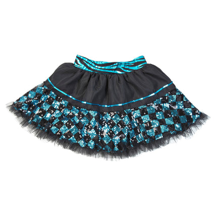Widmann SRL Tutu Pailletten Zwart/Turquase