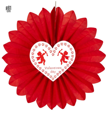 Widmann SRL Valentijnsdag decoratie hart van papier