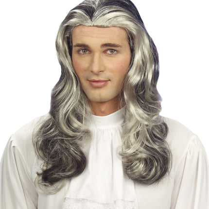 Widmann SRL Vampier pruik heren grijs