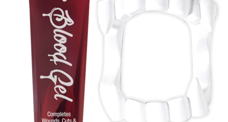 Widmann SRL Vampier tanden Dracula gebit met bloed