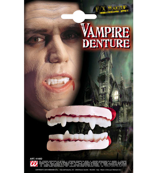 Widmann SRL Vampier tanden met bloed