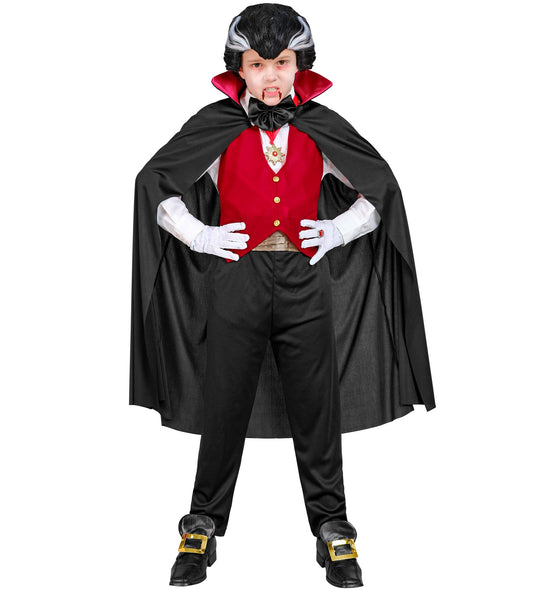 Widmann SRL Vampier voor jongens en meisjes zwart