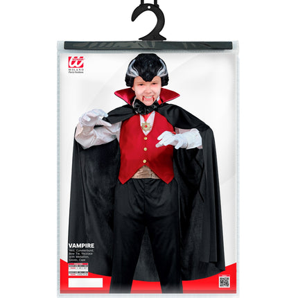 Widmann SRL Vampier voor jongens en meisjes zwart