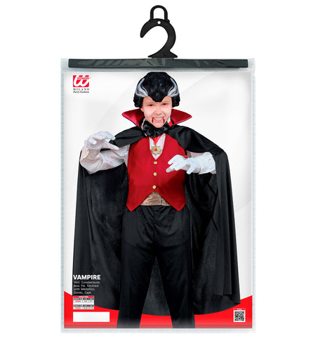 Widmann SRL Vampier voor jongens en meisjes zwart