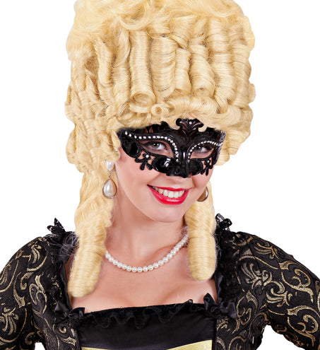 Widmann SRL Venetiaans oogmasker Vera zwart