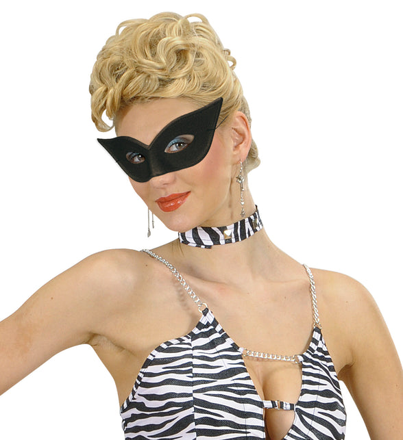 Widmann SRL Venetiaans oogmasker zwart volwassenen