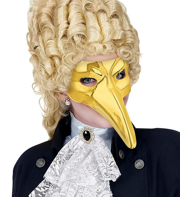 Widmann SRL Venetiaans snavel masker goud