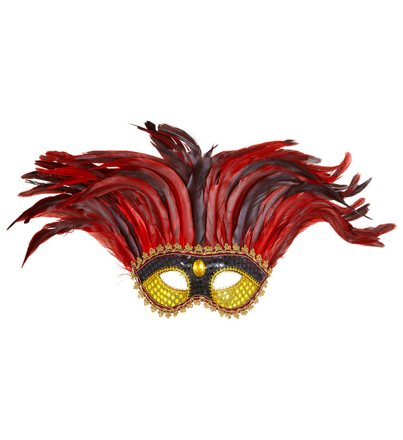 Widmann SRL Venetiaans verenmasker rood