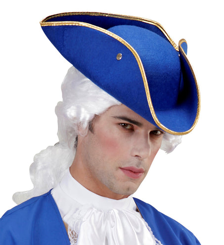 Widmann SRL Venetiaanse driesteek hoed blauw