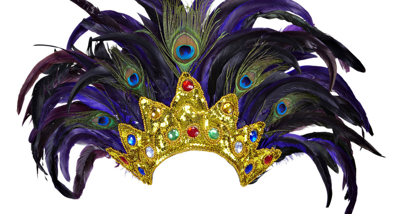 Widmann SRL Veren masker pauw goud