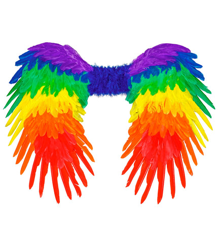 Widmann SRL Veren vleugels regenboog opvouwbaar 80x60 cm