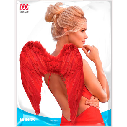 Widmann SRL Veren vleugels rood 37x50cm