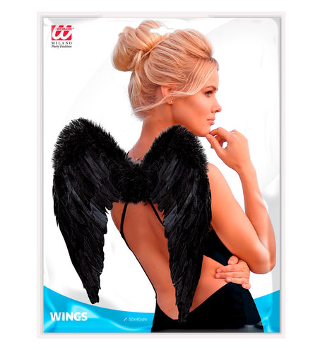 Widmann SRL Veren vleugels zwart 37x50cm
