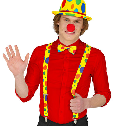 Widmann SRL Verkleedset clown bolletjes