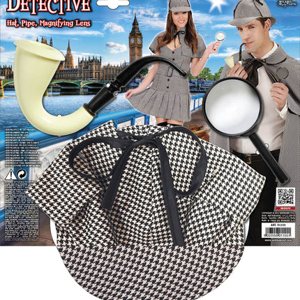 Widmann SRL Verkleedset detective inspector gadget