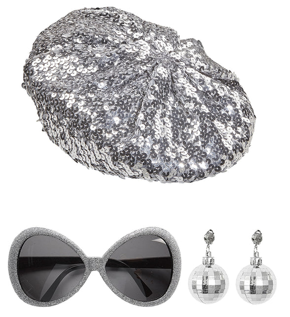 Widmann SRL Verkleedset disco glitter