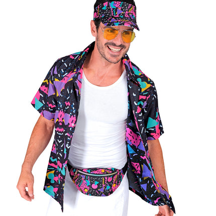 Widmann SRL Verkleedset funky fashion jaren 80 zwart