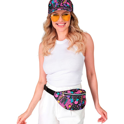 Widmann SRL Verkleedset funky fashion jaren 80 zwart