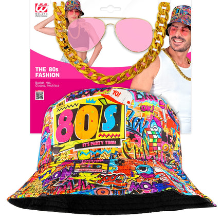 Widmann SRL Verkleedset Graffiti  jaren 80