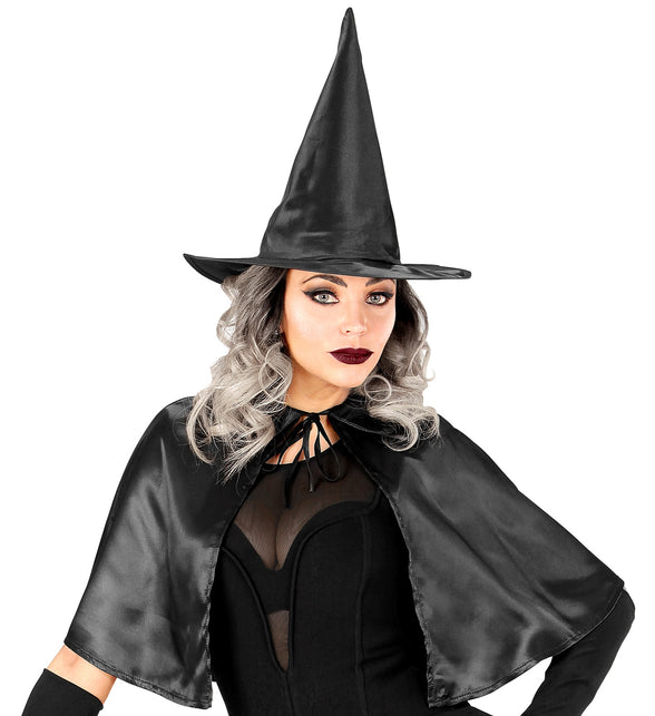 Widmann SRL Verkleedset heks zwart