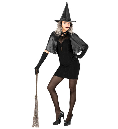 Widmann SRL Verkleedset heks zwart