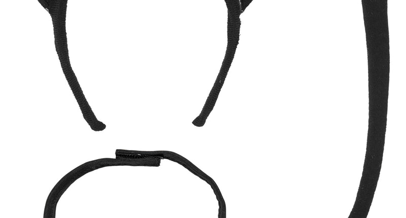 Widmann SRL Verkleedset kat oren staart en strik