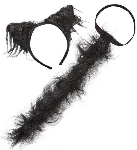 Widmann SRL Verkleedset kat zwart