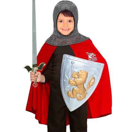 Widmann SRL Verkleedset kind ridder poncho