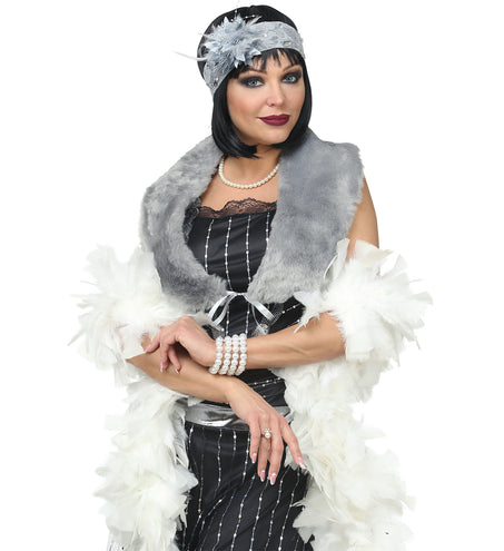 Widmann SRL Verkleedset Roaring  20's grijs