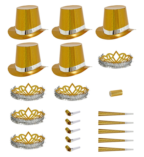 Widmann SRL Versierset Happy New Year goud