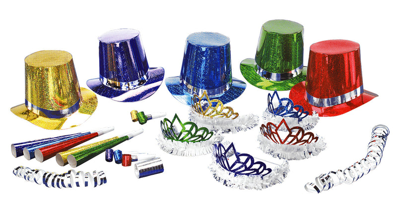 Widmann SRL Versierset Happy New Year meerkleurig