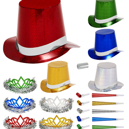 Widmann SRL Versierset Happy New Year meerkleurig