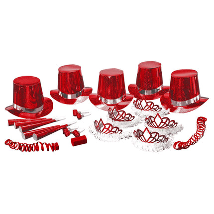 Widmann SRL Versierset Happy New Year rood