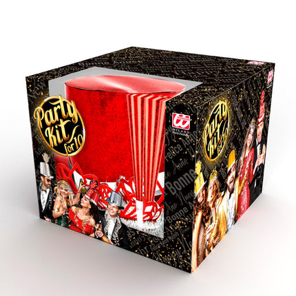 Widmann SRL Versierset Happy New Year rood