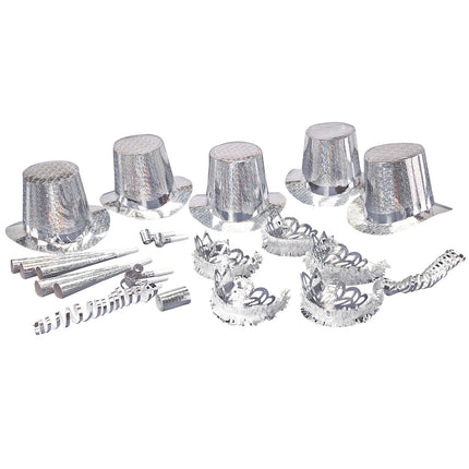 Widmann SRL Versierset Happy New Year zilver